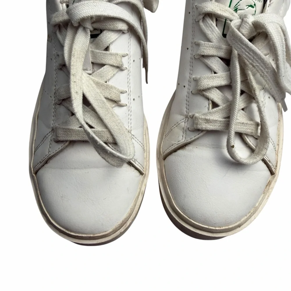 Adidas Stan Smith Bonega Platform Sneaker, White/Green, size 7 women’s - Picture 4 of 8